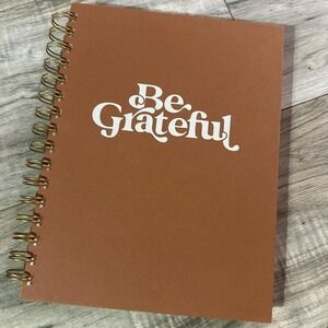New Be Grateful Spiral Notebook Journal